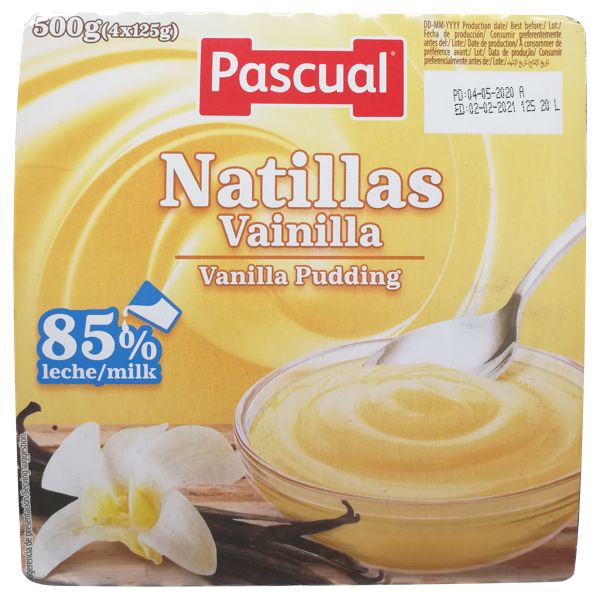 NATILLAS VAINILLA