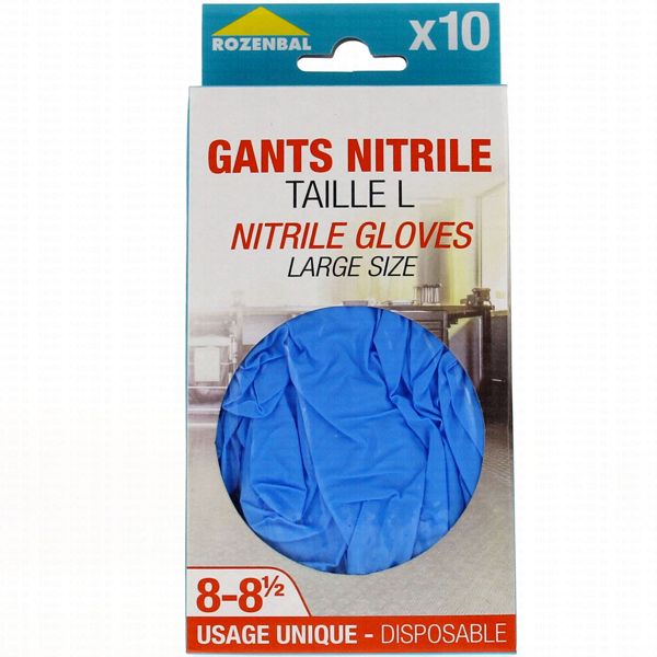 GANTS NITRILE L