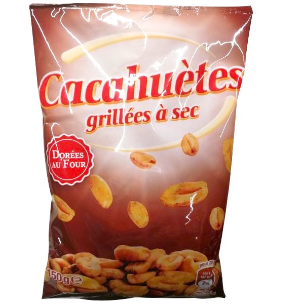 CACAHUETES GRILLÉES SEC