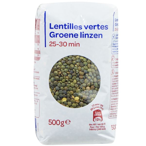 LENTILLES VERTES