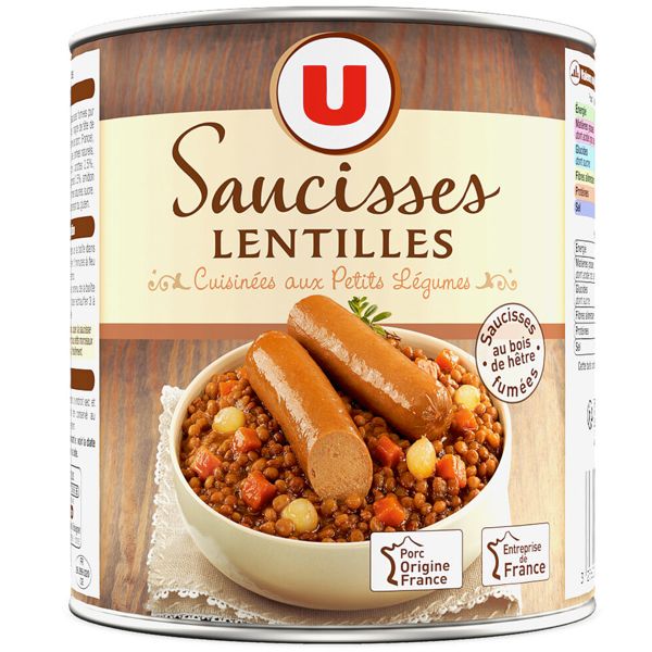 SAUCISSES LENTILLES