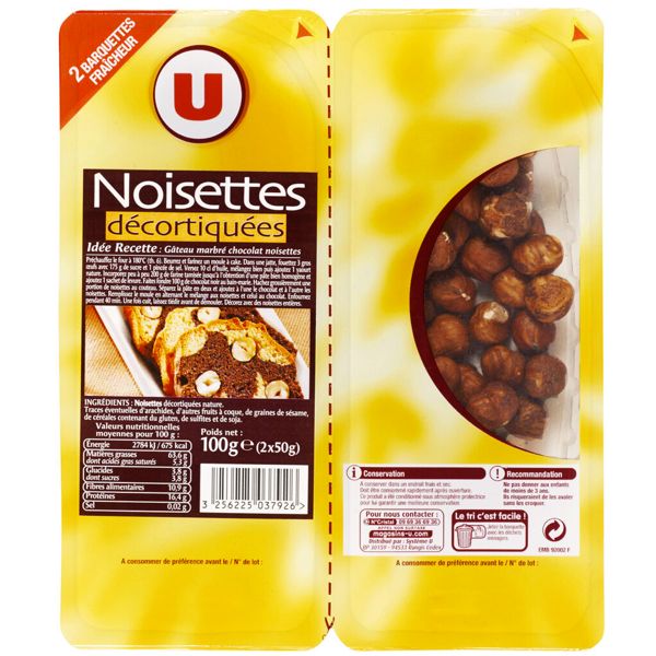 NOISETTES DECORTIQUÉES