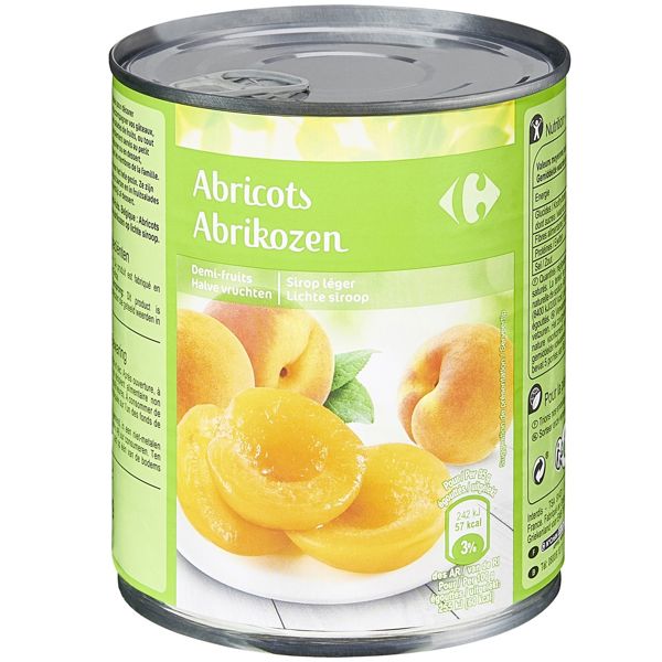 Abricots au sirop léger