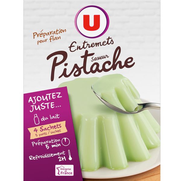 ENTREMETS PISTACHE