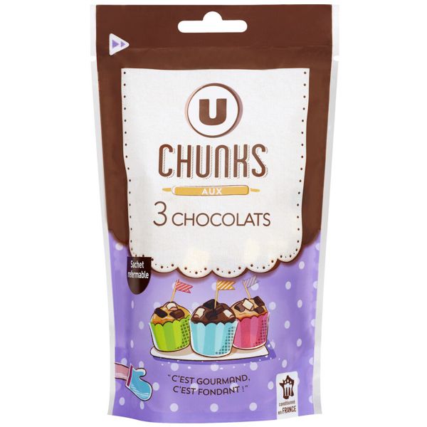 CHUNKS 3 CHOCOLATS