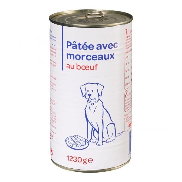 PATÉE AVEC MORCEAUX BŒUF