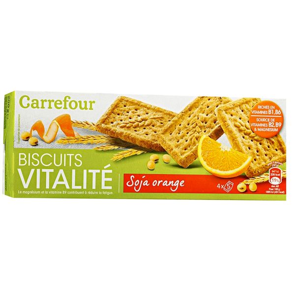 BISCUITS VITALITÉ SOJA ORANGE