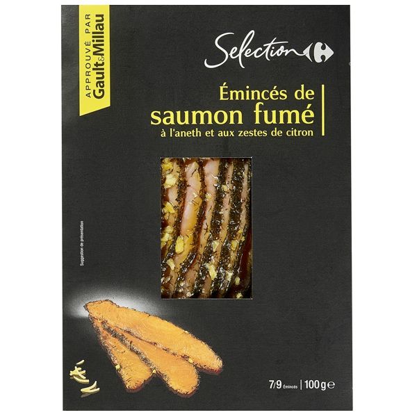 SAUMON FUMÉ ANETH CITRON