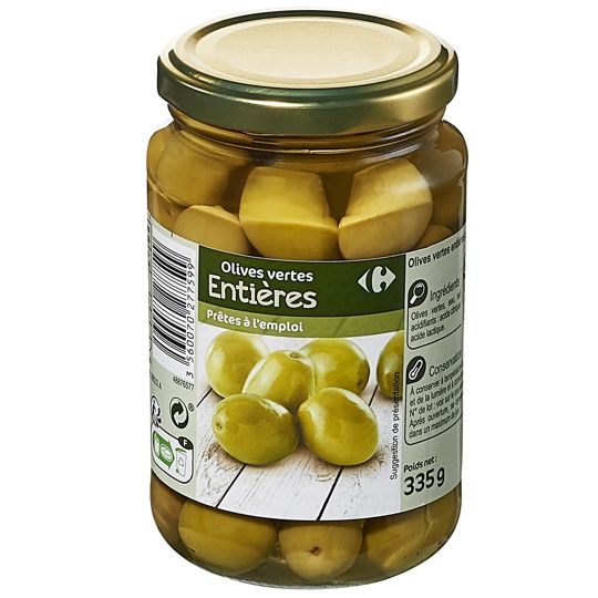 OLIVES VERTES ENTIERES