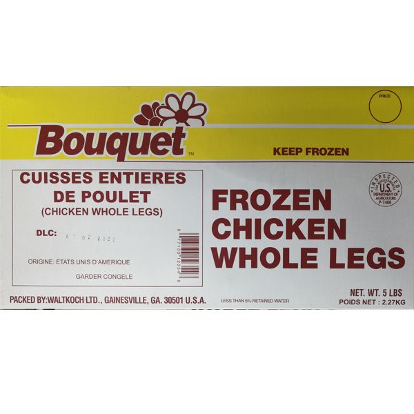 CUISSES ENTIERES DE POULET