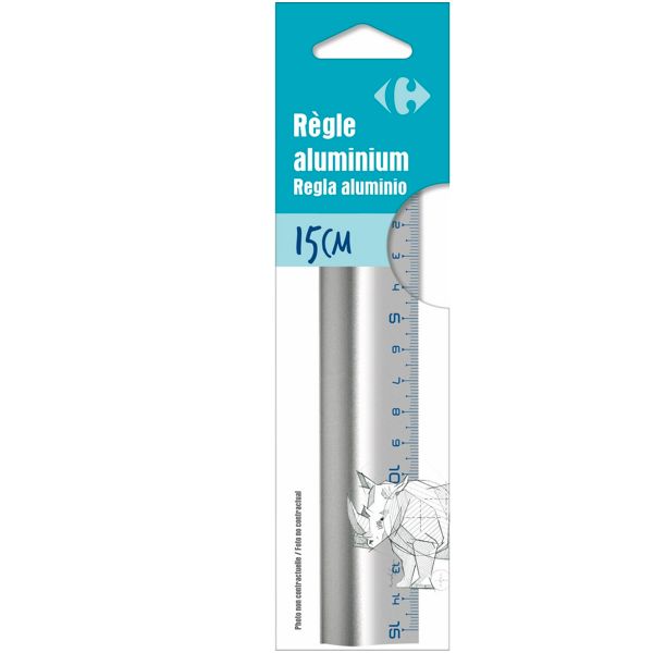 REGLE ALUMINIUM 15cm