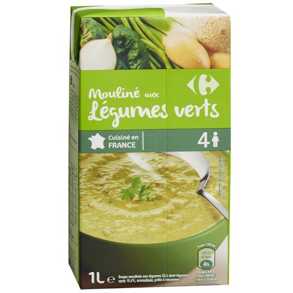 MOULINÉ LEGUMES VERTS