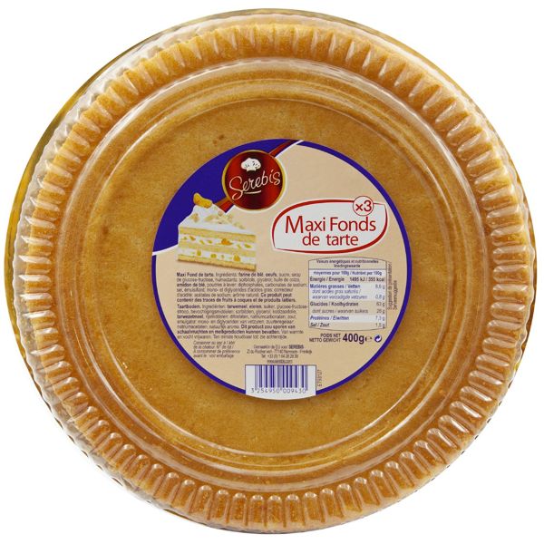 MAXI FONDS DE TARTE CACAO