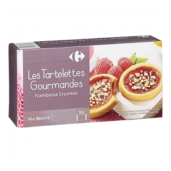 TARTELETTES FRAMBOISE CRUMBLE