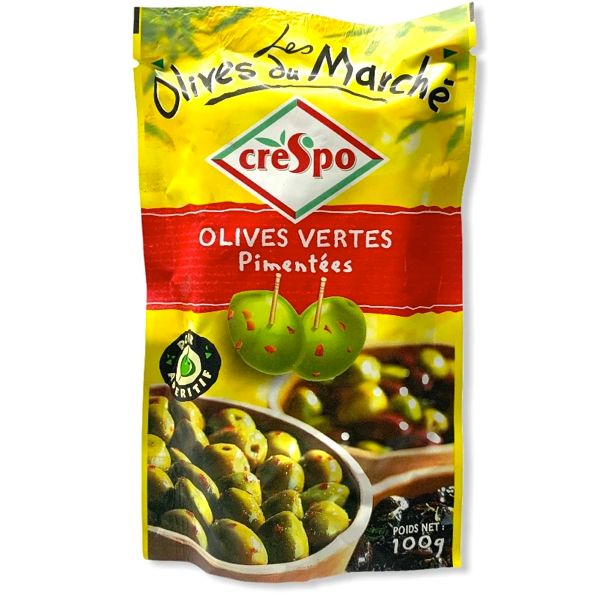 OLIVES VERTES PIMENTÉES