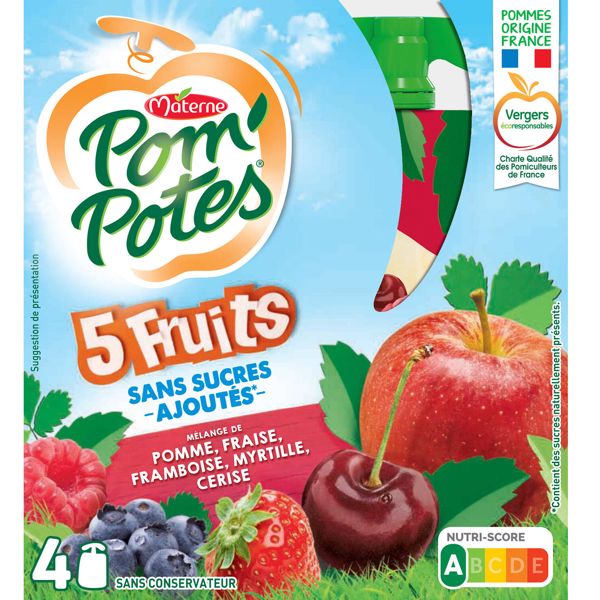 POM'POTES 5 FRUITS