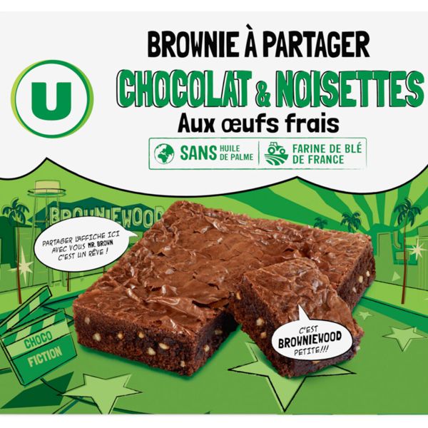 BROWNIE CHOCOLAT NOISETTE