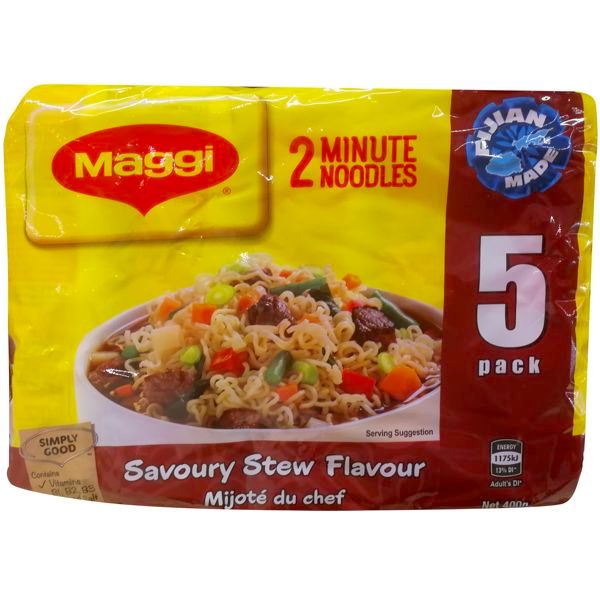 NOODLES SAVOURY STEW FLAVOUR x5