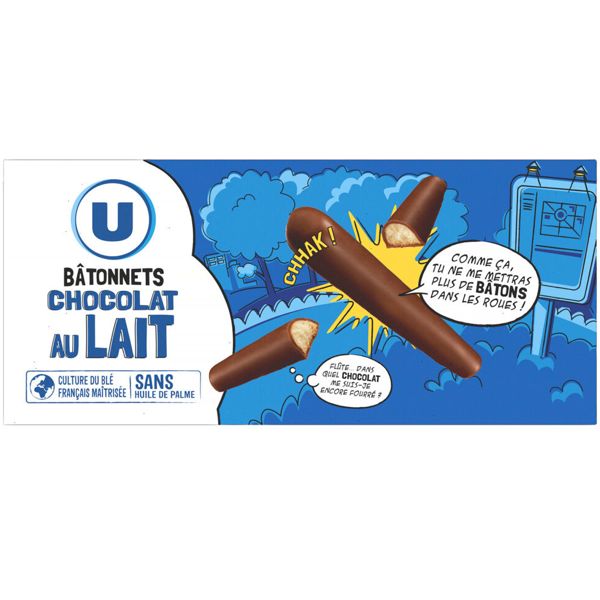 BATONNETS CHOCOLAT LAIT