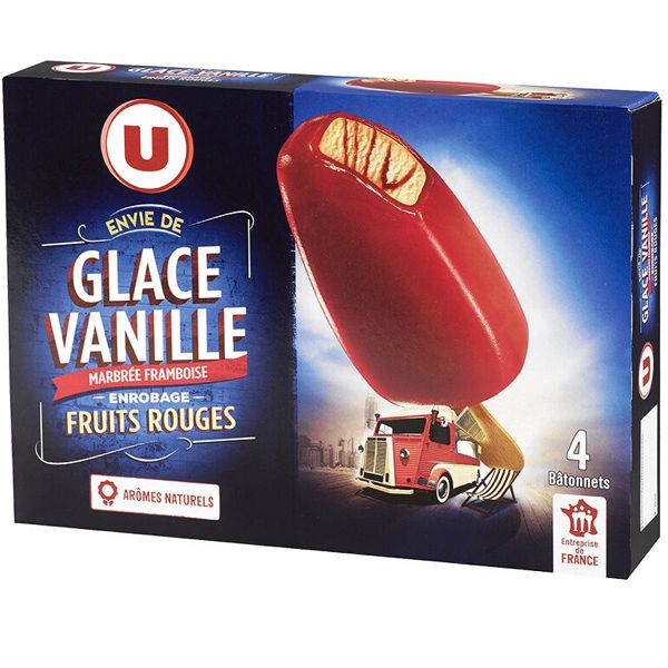 GLACE VANILLE FRAMBOISE