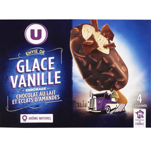 GLACE VANILLE CHOCOLAT LAIT