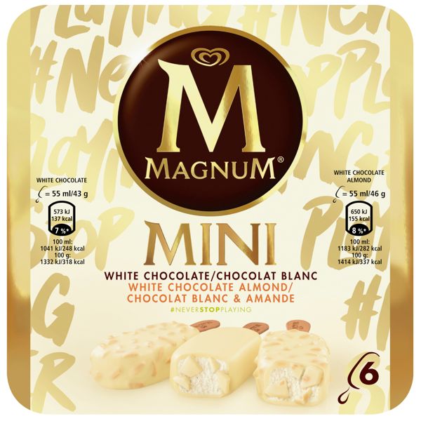 MAGNUM MINI CHOCOLAT BLANC