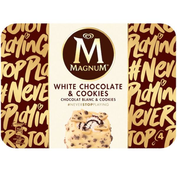 MAGNUM WHITE CHOCOLATE COOKIES