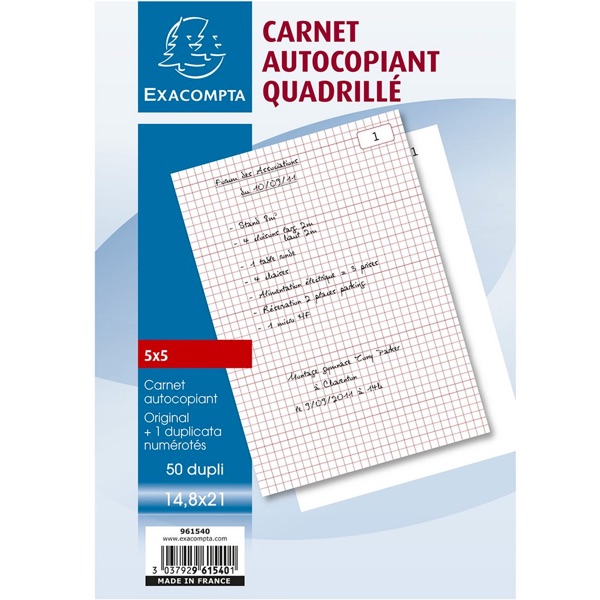 CARNET AUTOCOLLANT A5